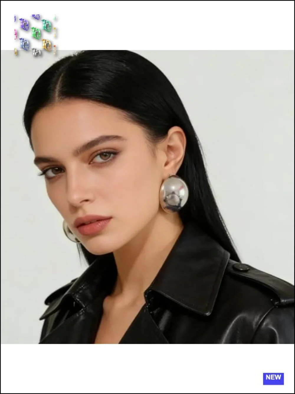 Chunky Gold Geometric Statement Earrings